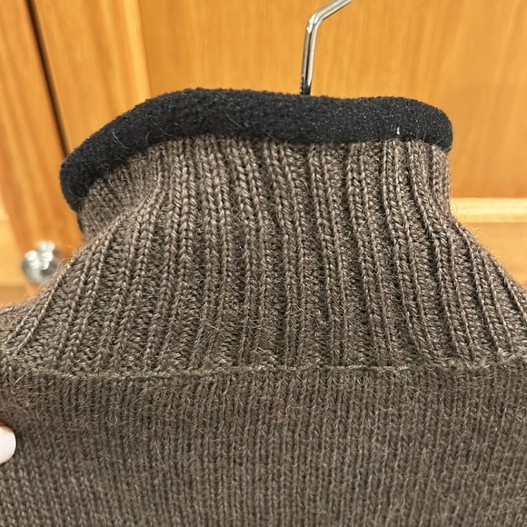 Icewear 100% Wool Zip Up Ski Sweater Olive Green Women size M - Picture 9 of 16